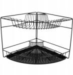 Ander Sarok edényszárító fekete 2 szintes konyhai csepegtető tálcával (2017)