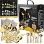 Karl Hausmann Arany Színű Étkészlet 12 Személyes 72 Darabos Victoria Koffer Karl Hausmann (KOMPLET ZESTAW SZTUĆCÓW dla 12os 72 elementy)