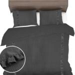 Sense Muszlin Ágyneműhuzat 220x200+2x70x80 Fodros Ágyneműhuzat finom grafit (5906036735440)