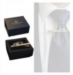  Nyakkendőcsipesz Ezüst Kristály Osztrák Elegáns Ajándék (spinka do mankietów)