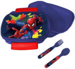  Pókember Splotch szendvicsdoboz + evőeszköz szett