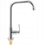  Konyhai Mosogató Csaptelep Forgatható Pultra Szerelhető Csaptelep Krómozott Magas (JY38781)