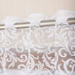  Jacquard kész függöny 250x140 fehér erkély terasz (KATA250x140)