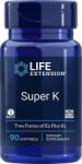 Life Extension Super K, Vitamina K1, K2 (MK-4 și MK-7), 90 capsule softgel