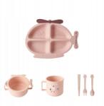 CHI CHI Búzaszalma edénykészlet gyerekeknek rózsaszín Helikopter Chi Chi (Helikopter różowy)