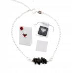  Turmalin Karkötő Fekete Ezüst 925 Talizmán Ajándék Doboz Kézzel készített (5906168091353)