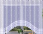  Bt Kész Jacquard Függöny Mintával A Nappali Szobájának Konyhájába 400x160 6481 (erfcew456)