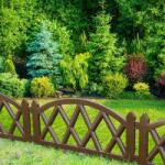  Kerti Kerítés Barna Szegély Kerti Palánk (5907631702158)