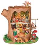 Rolife Puzzle 3D, Minicasuta DIY Casuta din Copacul de Poveste, Rolife, 275 piese