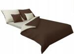 Matex Kétoldalas szatén ágyneműhuzat 220x200 2x70x80 világos Bézs barna Matex (TM0211_02+18)