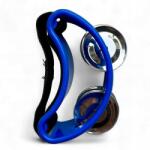 Kazoo Polska Tamburin Lábtartó kék dupla 4 pár gumis tányér a lábhoz (TASN-01)