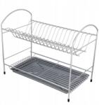 Ander Edényszárító 2 Szintes 40 CM Ezüst Csepegtető (5907800101737)