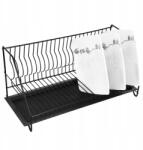 Primpol Edényszárító Csepegtető 50CM Fekete (5907631702530)