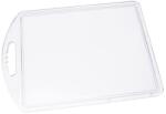 FACKELMANN Tranchierbrett Transparent Tocator din Plastic cu Saftrille 35x25 cm (39293) Tocator