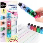 Kidea Bélyegző Roller Kidea 5in1 bélyegző színes mintákkal jegyzetekhez (MNZKUKA)