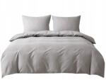 Strefa Spania Ágynemű garnitúra 140x200 pamut szatén sima puha ezüst