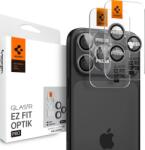 SPIGEN Glass tR EZ Fit Optik Pro 2 броя, сив - iPhone 17/16/15/14 Pro / 17/16/15/14 Pro Max (AGL10125)