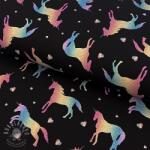  Jersey Unicorns parade black digital print