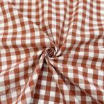  Pamutvászon Check terra