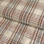  Pamutvászon YARN DYED Grid sand