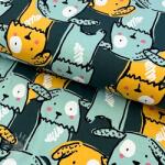  Jersey Funny dogs dark green