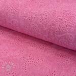 Pamutvászon VOILE EMBROIDERY Vintage fuchsia