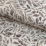  Viszkóz lenvászonnal FOIL Leaves bronze