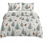 Strefa Spania Kétoldalas karácsonyi ágyneműhuzat 160X200 +2X70X80 téli fényes antiallergén (ZEDD-POS-SW-EFI-160X200)