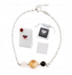  Női Karkötő Turmalin Citrom Kvarc Rózsaszín Ezüst 925 Ajándék Kézzel készített