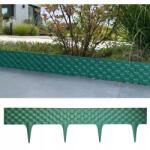 GardenPlast Palisada gyepszegély Rattan 0, 8 mb zöld Kerti (06-021)