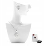  Nyaklánc Áttört Szív Ezüst 925 Állítható Ajándék Doboz Kézzel Készített