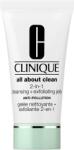 Clinique All About Clean 2-In-1 Cleansing +Exfoliating Jelly ексфолиращ почистващ гел за жени 150 мл