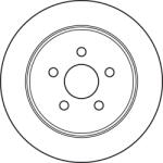 TRW DF4533 Féktárcsa Chrysler T. Neon/pt Cruiser/sebring 1, 6-2, 7 94-10