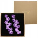 Kokonet Látható Fülbevaló lila kézzel készített Virágok (OKAZAŁE Kolczyki fioletowe ręcznie KWIATY)