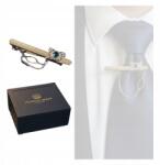  Nyakkendőcsipesz Ezüst Elegáns Ajándék Doboz Neki Mikulás (spinka do mankietów)