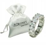 Kokonet Swarovski ródiumozott karikagyűrű ezüst méret16 (Obrączka rodowana SWAROVSKI srebrna r.16)