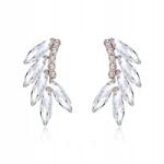 Kokonet Kristály fülbevaló esküvőre kis kristályok elegáns (3-0387)