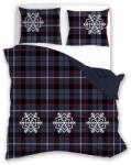 Faro Ágynemű garnitúra 140X200+70X90 pamut fekete kockás (07)