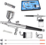 TC Technic Airbrush Profesional TC Technic HS-34KT cu 3 Duze și 2 Rezervoare (TF2-100129)
