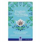 English Tea Shop Fehér Tea Finom Áfonya Vad Bodza 20 filteres (680275039846)