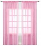  Gyerek Függöny Lányoknak Rózsaszín Fátyol Alagút 140x180 6053 (65656)