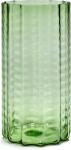 Serax Vază Waves cilindrică, 35 cm, verde (B0822012)