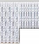  Fehér Nappali Függöny Szett Jacquard Erkély 200x250+500x175 5151 (erfcew456)