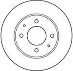 TRW Féktárcsa Hyundai Első Szonáta