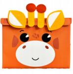  Tárolódoboz, gyerekszobába, sárga zsiráfos mintával, 40×30×25cm (B0CG1BLHQ8)