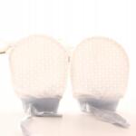  Csecsemő kaparó kesztyű pamut fehér-kék Chi Chi (Rękawiczki dla noworodka Niebieskie)