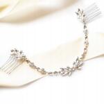 Kokonet Dupla Kétoldalas fésű hajdísz Esküvő (4-0063)