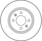 TRW DF1663 féktárcsa (1db)