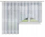 Wisan Fehér Függöny Szalag Nappaliba Erkély szett Jacquard 200x250+400x160 4179 (1649)