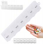 Verk Group Gyógyszertartó doboz heti gyógyszeres doboz étrend-kiegészítő rendszerező 7 nap (15850_B)